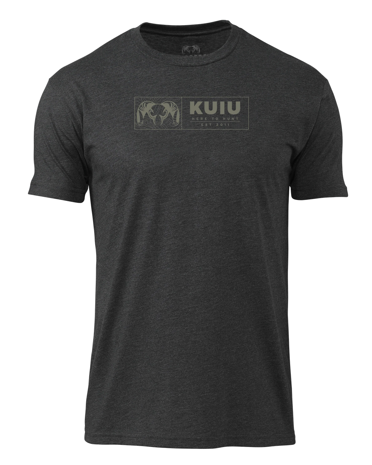 KUIU Topo Block T-Shirt | Charcoal