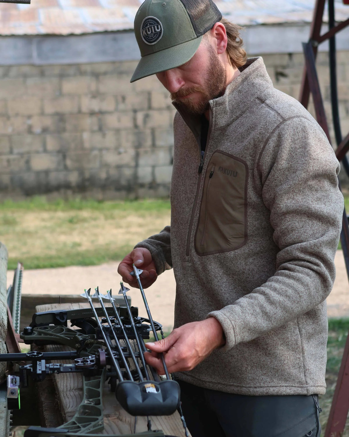 Base Camp Pullover Sweater | Khaki Heather