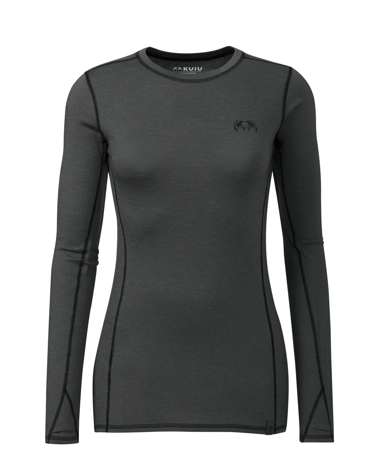 Women's ULTRA Merino 145 LS Crew | Gunmetal