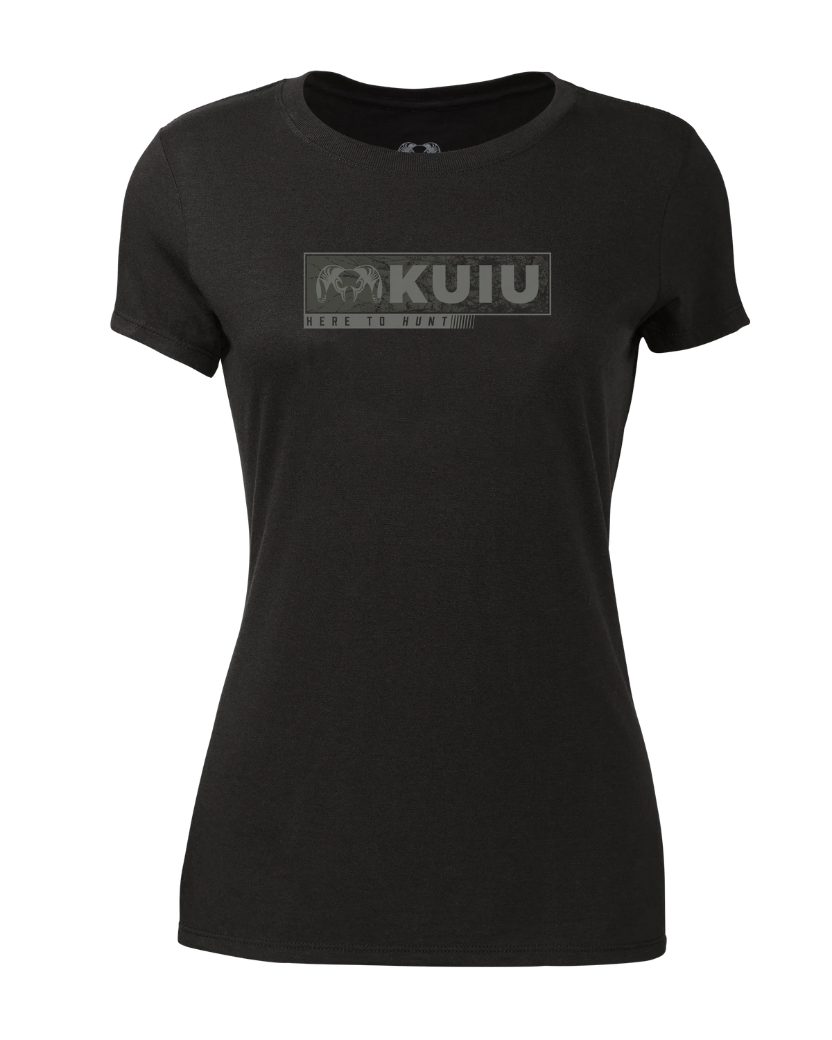 Women's Here to Hunt Gritstone T-Shirt | Black