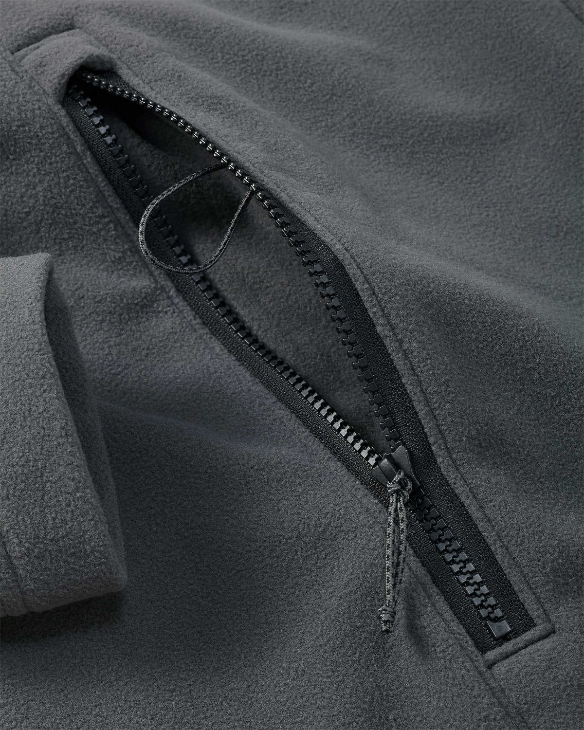 Border Fleece Full Zip | Gunmetal